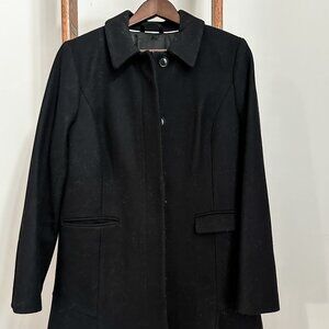 BANANA REPUBLIC Mario Bellucci Wool Blend Winter Coat - Women - 14